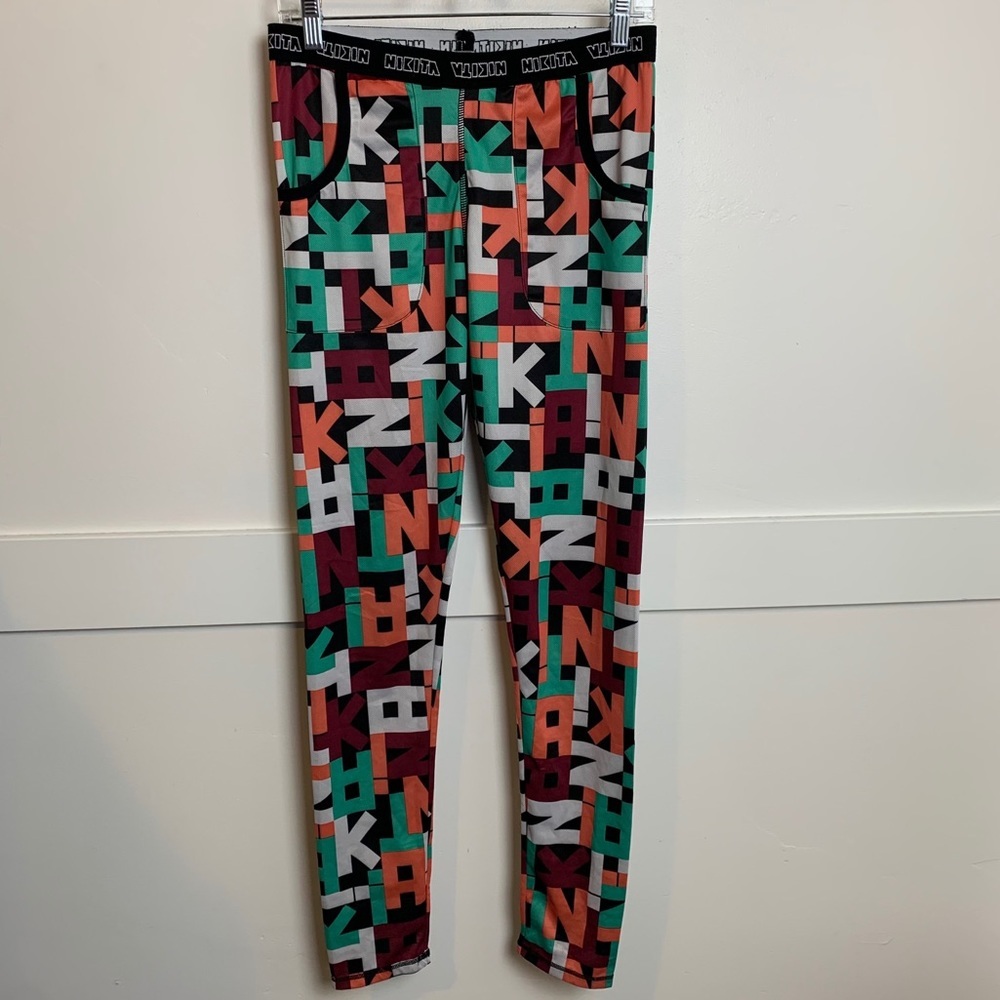Nikita Multicolor Logo Leggings With Pockets